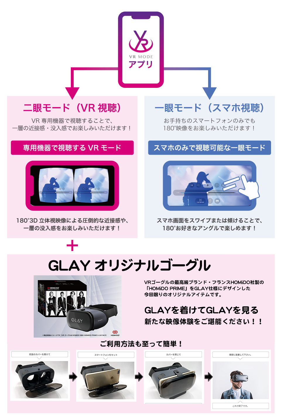 GLAY VR PACK 2021のご案内｜VRMODE